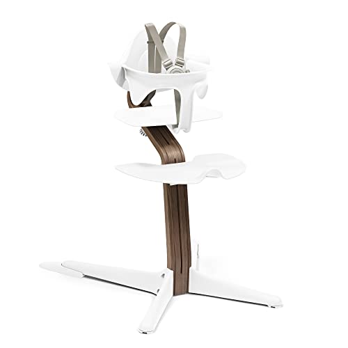 New Stokke Nomi High Chair Bundle Walnut/White