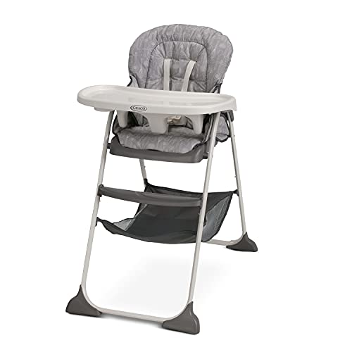 New Graco Slim Snacker High Chair, Ultra Compact High Chair (Whisk)