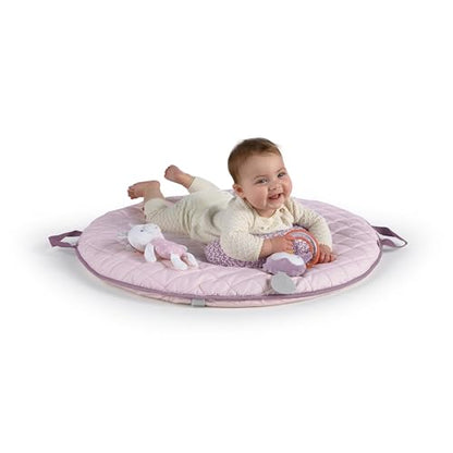 New Ingenuity Cozy Spot Reversible Duvet Activity Gym & Play Mat - Calla (Pink)