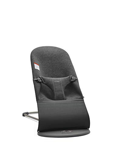 BabyBjörn Bouncer Bliss, 3D jersey, Charcoal gray