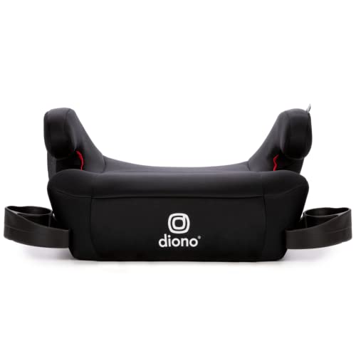 New Diono Solana 2 No Latch, XL Lightweight Backless Belt-Positioning Booster Seat (Black)