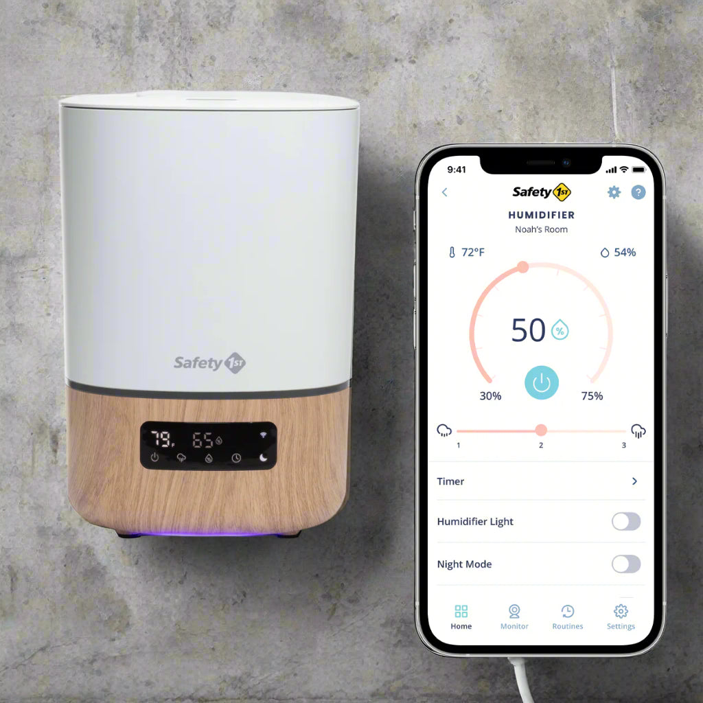 New Safety 1ˢᵗ Smart Humidifier (Natural with White)