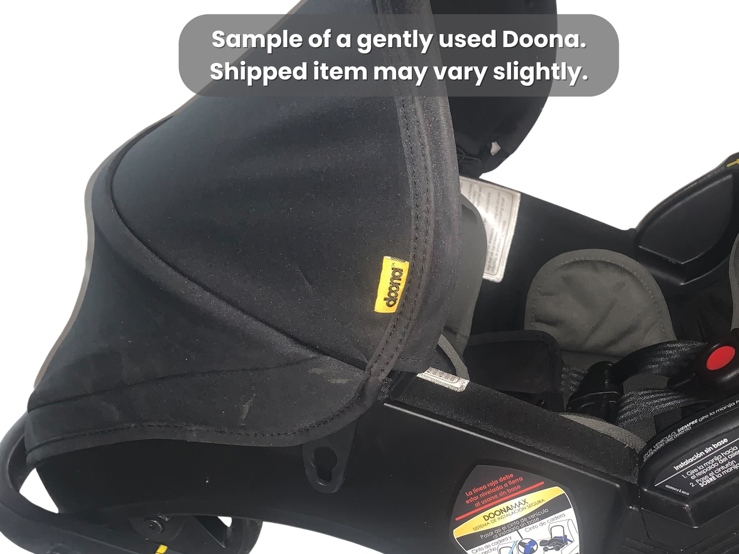 Doona Infant Car Seat and Stroller - Midnight Edition