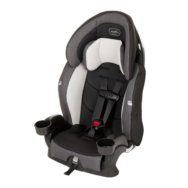 New Evenflo Chase Plus 2 in 1 Booster Seat Car Seat (Huron Black)