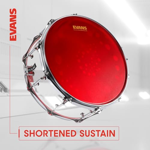 Evans Drum Heads - Hydraulic Red Tom Drumhead, 20 Inch