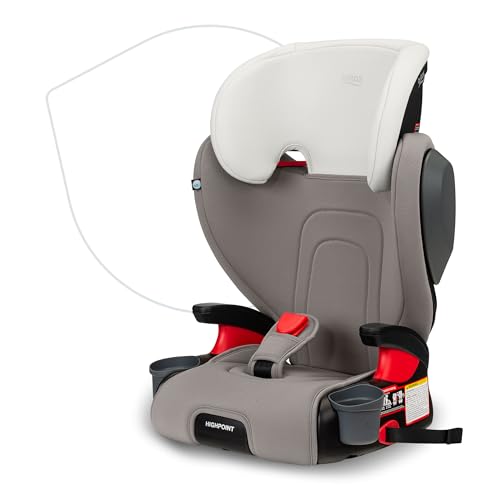 New Britax Highpoint Backless Belt-Positioning Booster Seat (Gray Ombre)