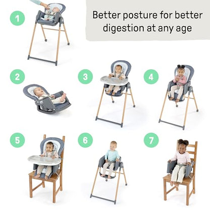 Ingenuity 7-in-1 High Chair, Chambray