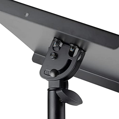 New On-Stage LPT7000 Deluxe Laptop Stand Adjustable Height and Tilt (Black)