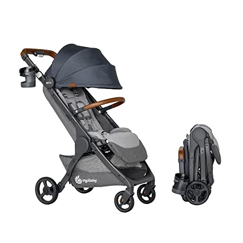 New Ergobaby Metro+ Deluxe Compact Baby Stroller (London Grey)