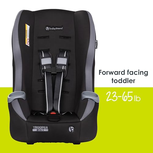 New Baby Trend Trooper 3-in-1 Convertible Car Seat (Dash Black)