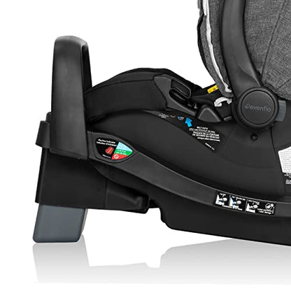 New Evenflo LiteMax Vizor Infant Car Seat (Sable Black)