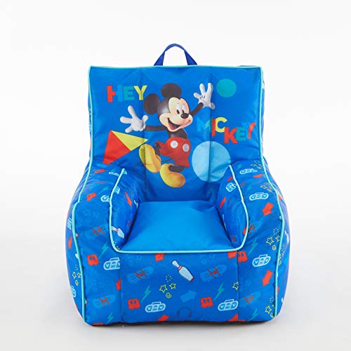 New Idea Nuova Disney Mickey Mouse Kids Nylon Bean Bag Chair (Large)