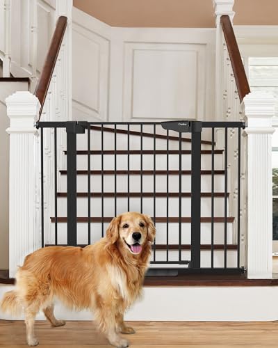 New Cumbor 29.7-46" Baby Gate for Stairs (Black)