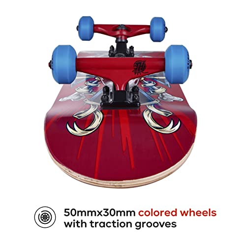 Tony Hawk 31 inch Skateboard, Tony Hawk Signature Series 4 (Red Cross Hawk)