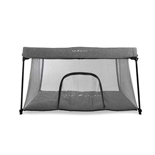 New Baby Delight Go With Me Nod Deluxe Portable Crib & Playard (Charcoal Tweed)