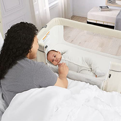 New Dream On Me Zimal Bassinet and Bedside Sleeper (Ivory)