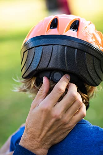 New Joovy Noodle Bike Helmet for Toddlers and Kids Aged 1-9 (Small, Orangie)