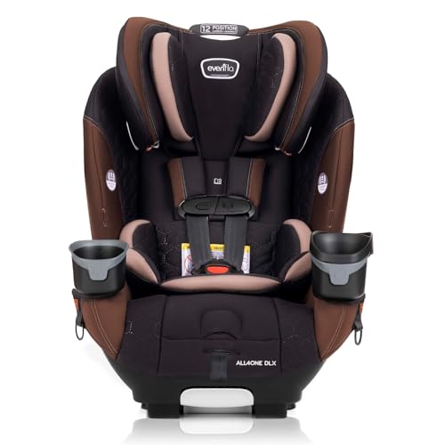 Evenflo EveryFit/All4One 3-in-1 Convertible Car Seat w/Quick Clean Cover (Belmont Brown)