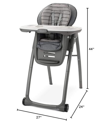 New Graco Table2Table Premier Fold 7 in 1 Convertible High Chair | Converts to Dining Booster Seat (Maison)