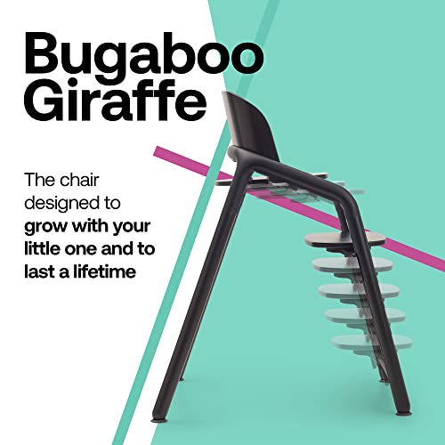 New Bugaboo Giraffe Wooden Baby High Chair (Black)