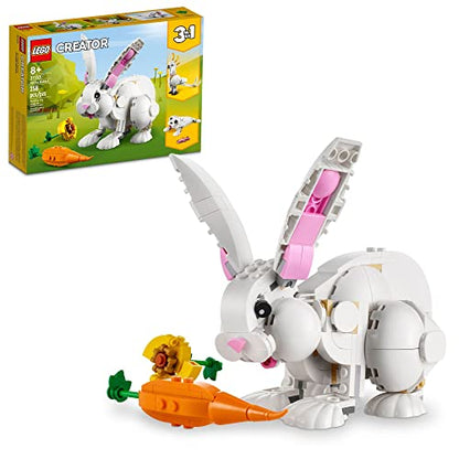 New LEGO Creator 3 in 1 White Rabbit Animal Toy Building Set 31133