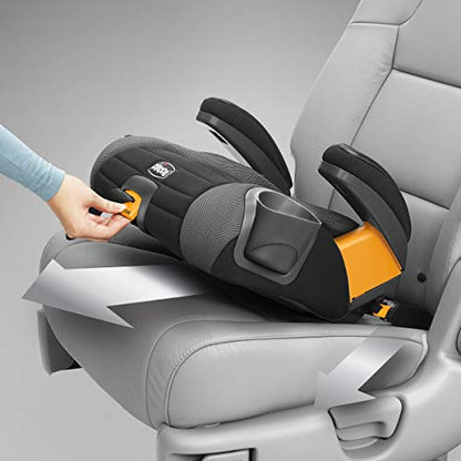 Chicco GoFit Plus Backless Booster Car Seat (Iron/Black)