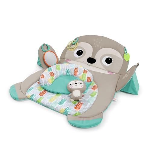 New Bright Starts Tummy Time Prop & Play Baby Activity Mat (Sloth)