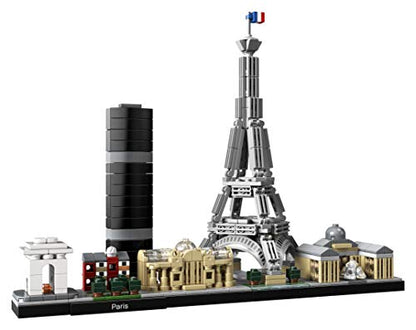 New LEGO Architecture Paris Skyline Collectible Model Building Kit with Eiffel Tower and The Louvre 21044