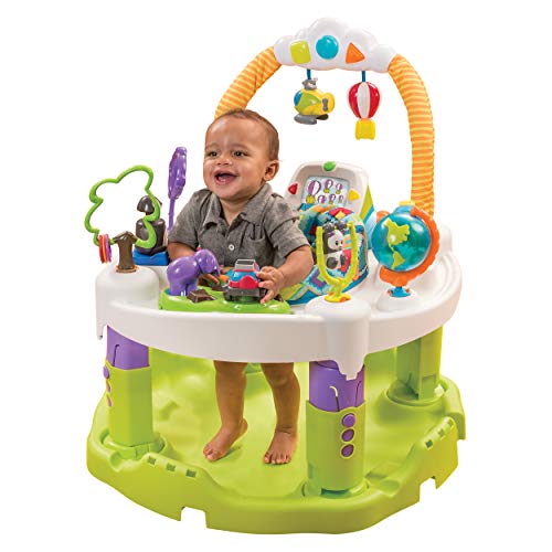 New Evenflo ExerSaucer Triple Fun+ World Explorer Bouncing Activity Saucer