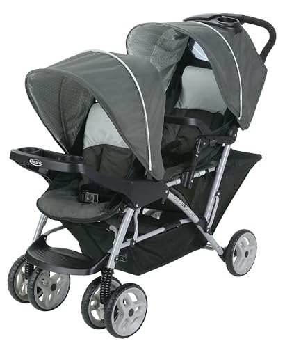 New Graco DuoGlider Lightweight Double Stroller (Glacier)