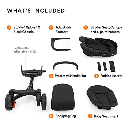 New Stokke Xplory X Luxury Stroller (Cool Teal)