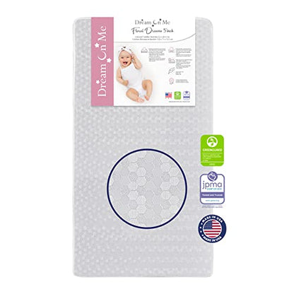 New Dream On Me Honeycomb Orthopedic Firm Fiber Standard Baby Crib Mattress