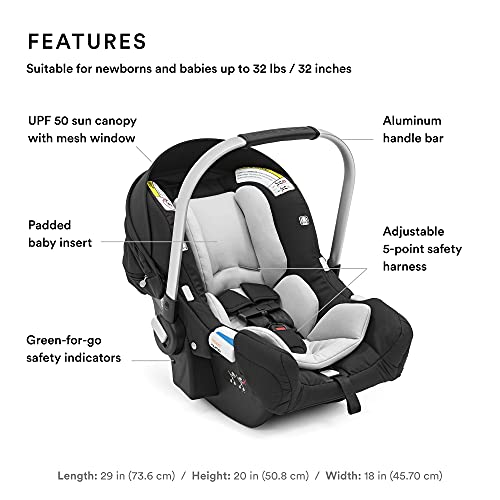 New Stokke PIPA by Nuna Car Seat with Base (Black)