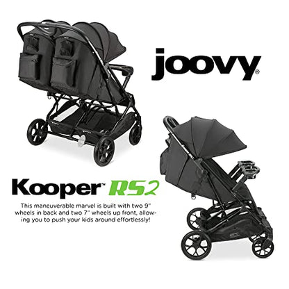 New Joovy Kooper RS2 Lightweight Travel Double Stroller