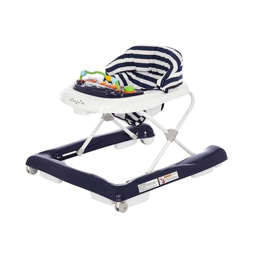 Dream On Me 2-in-1 Ava Baby Walker, Easy Convertible Baby Walker (Navy)