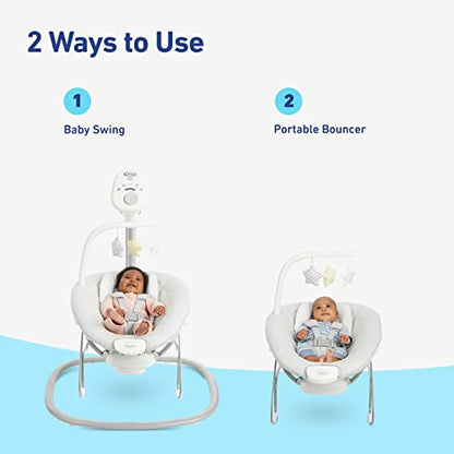 New Graco Sway2Me Swing with Portable Bouncer (Watson)