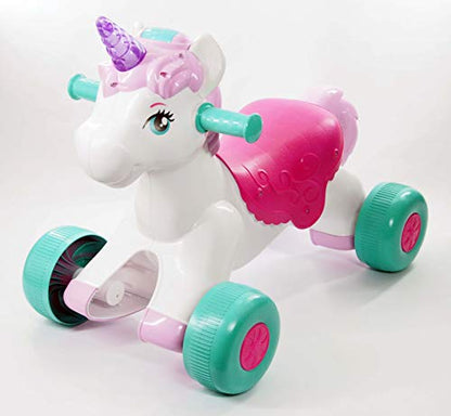 Kiddieland Light N Sounds Magical Ride-on Unicorn