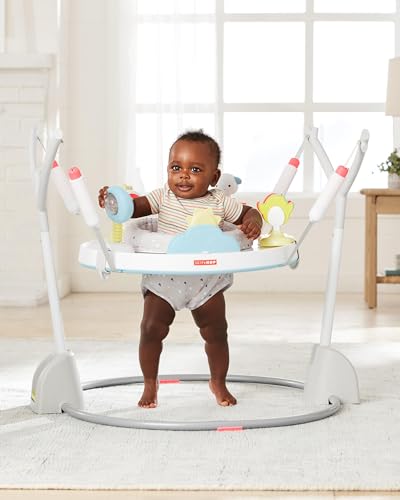 New Skip Hop Baby Activity Play Bouncer for Baby (Silver Lining Cloud)