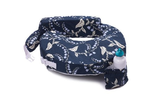 New My Brest Friend Original Nursing Pillow (Navy Bluebells)