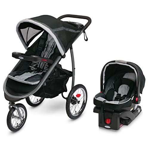 Graco FastAction Fold Jogger Travel System with SnugRide 35 Infant Car Seat (Gotham)