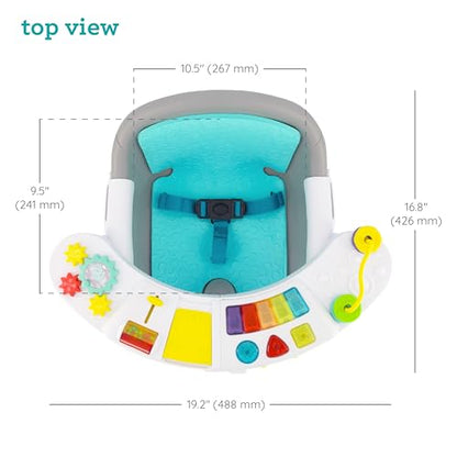 Infantino Music & Lights 3-in-1 Discovery Seat and Booster (Teal)