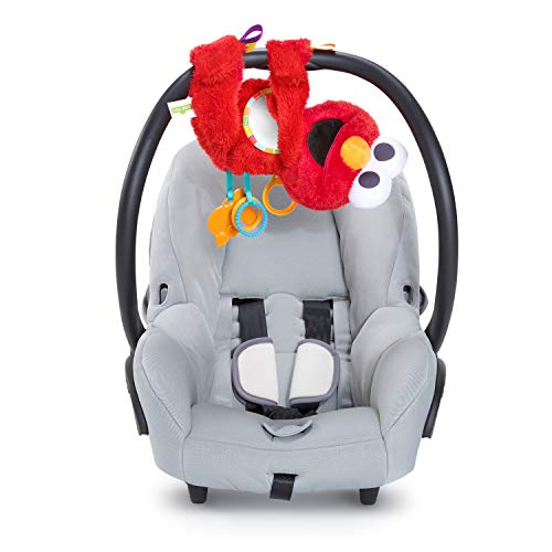 New Bright Starts Sesame Street Elmo Travel Buddy Plush Take-Along Stroller or Carrier Toy