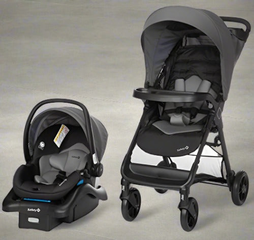 New Safety 1st Smooth Ride Travel System with Infant Car Seat, Monument