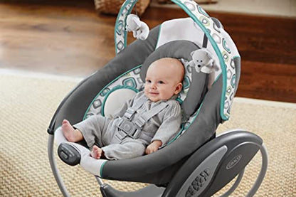 New Graco Glider LX Baby Swing (Grey)