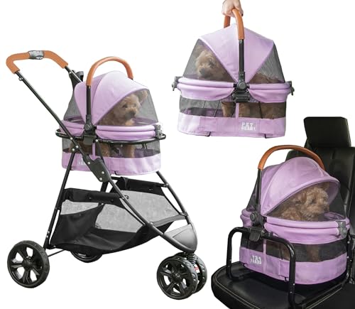 Pet Gear 3-in-1 Travel System for Small Dogs & Cats (Larkspur)