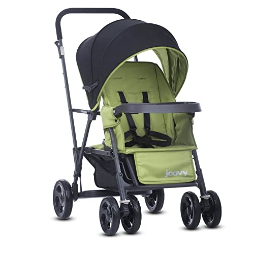Joovy Caboose Sit and Stand Double Stroller with Rear Bench (Appletree)
