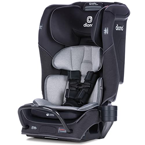 New Diono Radian 3QX 4-in-1 Rear & Forward Facing Convertible Car Seat (Black Jet)