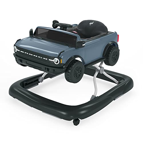 New Bright Starts Ford Bronco 4-in-1 Baby Activity Center & Push Walker (Blue Grey)(Area 51 Blue Bronco)