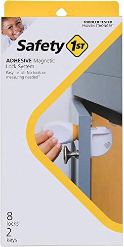 New Safety 1st Adhesive Magnetic Lock System, 8 Locks And 2 Keys