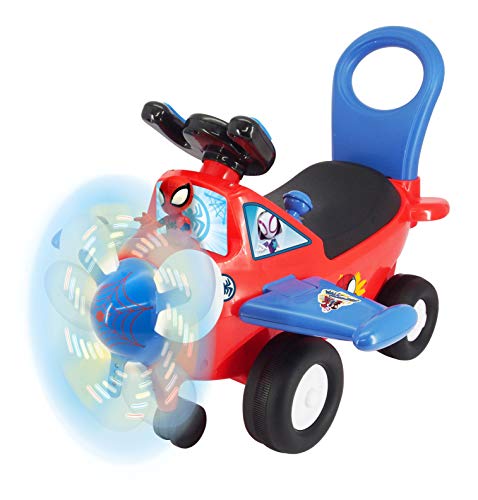 New Kiddieland Lights 'N' Sounds Spidey Activity Plane